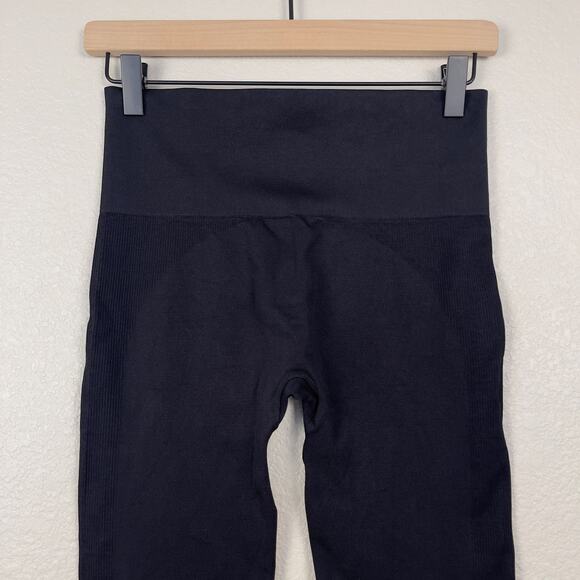 Set Active Sculptflex Power High Rise Leggings Black Size Medium Athleisure Yoga - Picture 7 of 11